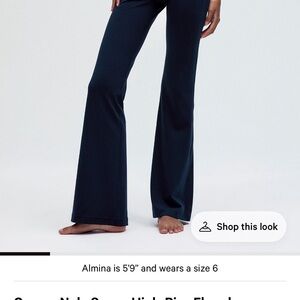 lululemon athletica Navy Flared Leggings